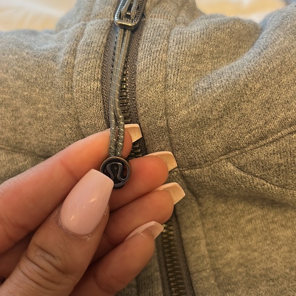 Gray Lulu lemon scuba hoodie zip up - Picture 2 of 3